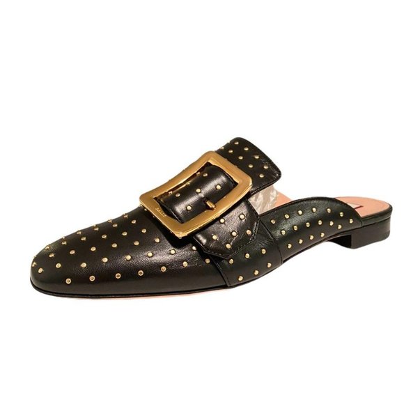 Bally Shoes - Bally Janesse Stud Embellished Leather Mules